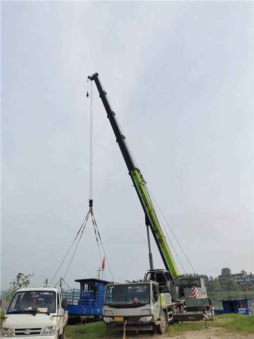 尼玛县桥梁建设吊装案例